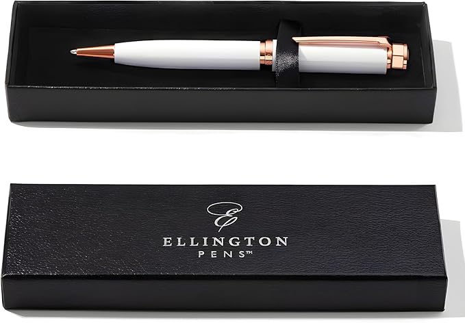 Ellington Pens Luxury Ballpoint Pen – Premium Quality, Smooth Writing Experience, Elegant Design, Includes 2 Ink Refills (Black & Blue)