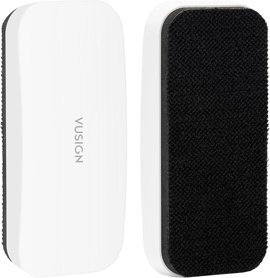 VUSIGN Magnetic Dry Erase Whiteboard Eraser, Glass Board Eraser for Dry Erase Board, Glass Board, Calendar Board, Office, Home,School Supplies, 2 Pack