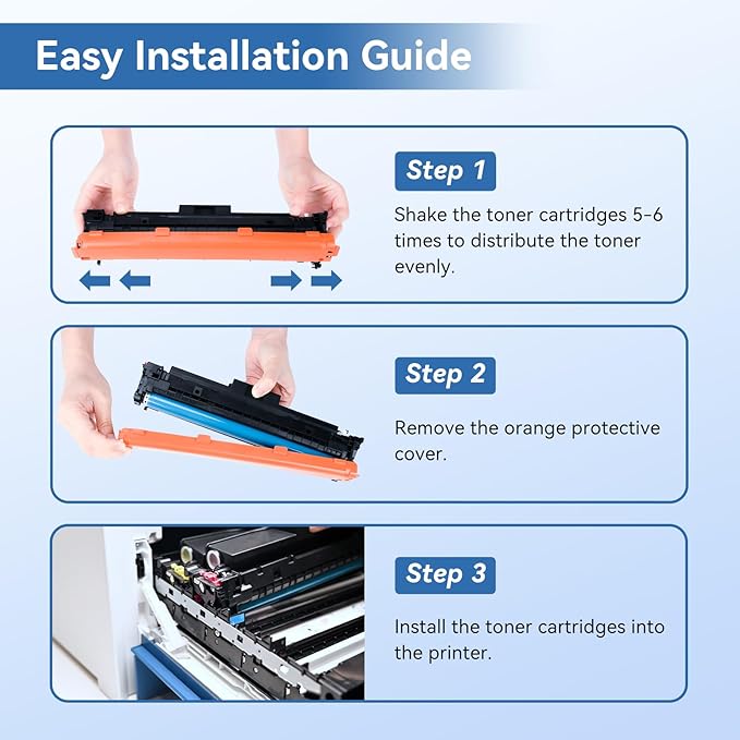 MYTONER 210X Toner Cartridges 4 Pack Compatible Replacement for HP 210X 210A 210 High Yield for Color Pro MFP 4301fdw 4301fdn 4201dw 4201dn Series Printer Ink 210X 210A W2100X W2100A