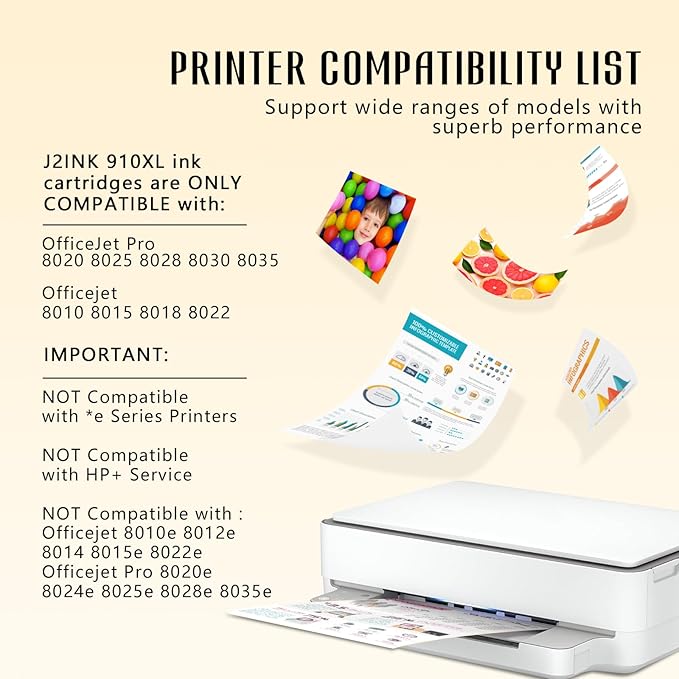 910 XL 910XL Black Ink Cartridges for HP Printers Replacement for HP 910 910XL HP910XL Ink Cartridge Combo Pack for HP 910 Ink for OfficeJet Pro 8020 8025 8028 8035 8030 OfficeJet 8010 8022 8015 8018