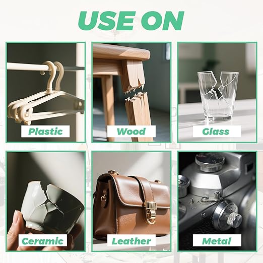 Super Glue Gel, Food Safe Instant Adhesive, Multipack Cyanoacrylate Strong Clear Glue for Shoe Sole Repair, Ceramic Plastic Metal Wood Pottery Leather Aquarium Glass Rubber, Strong Bonding