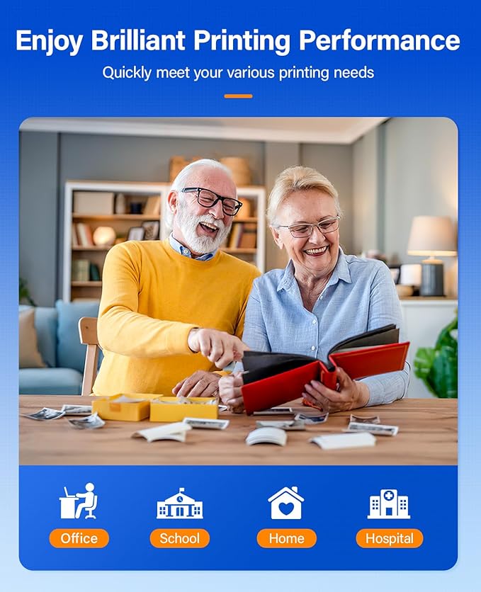 923 923e with chip Ink Cartridges 4-Pack High Yield Replacement for HP 923 923e 923XL Ink Compatible for HP OfficeJet Pro 8135e 8138e 8139e 8122e 8120 8123 8130 8133 Printers Black Cyan Magenta Yellow