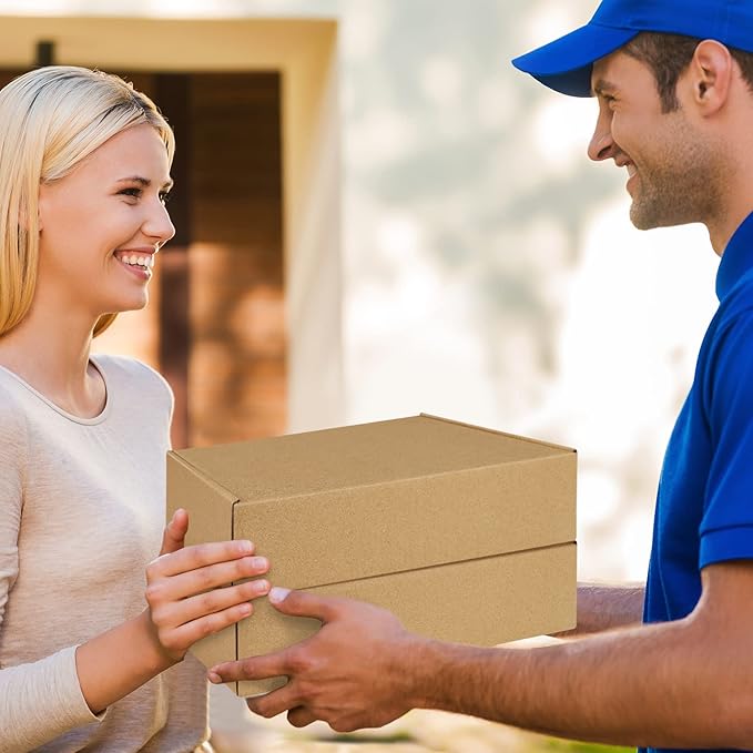 Shipping Boxes 9x6x2 inches Brown Small Mailing Boxes 25 Pack Cardboard Corrugated Box Mailers