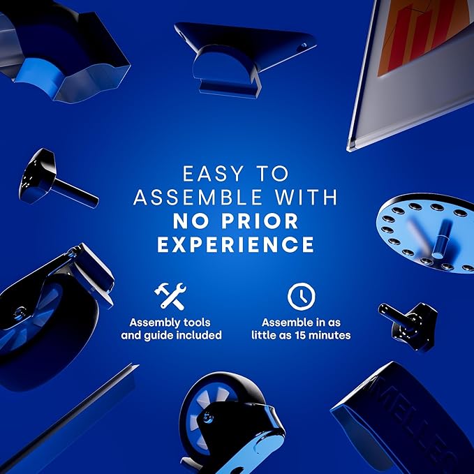 Rolling Dry Erase Board 70 x 36 - Large Portable Magnetic Whiteboard with Stand - Double Sided Easel Style Whiteboard with Wheels - Mobile Standing White Board for Office, Classroom & Home