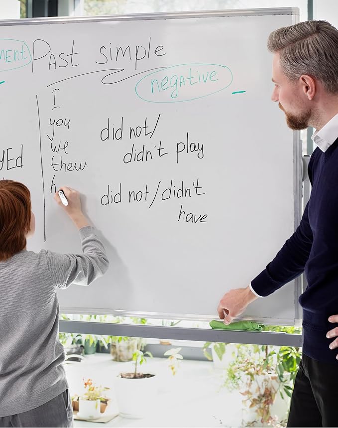 SFAIH Dry Erase Markers Chisel Tip Bulk, 72 Pack Black White Board Markers, Versatile Lines, Low Odor, 1s Quickly Dry, Perfect for School Supplies and Office