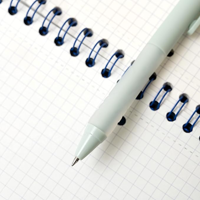 Linbsunne Ballpoint Pens Medium Point 1mm Black Pen with Super Soft Grip Ball Point Pen for Men Women Retractable Pens (18-pack)