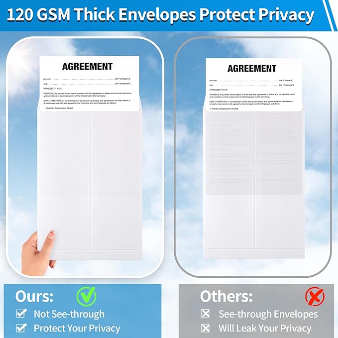 20 Pack Catalog Envelopes Self Seal, 9 x 12 Inches Catalog Mailing Envelopes, White Manila Envelopes for Mailing, Organize, Storage, Home, Office