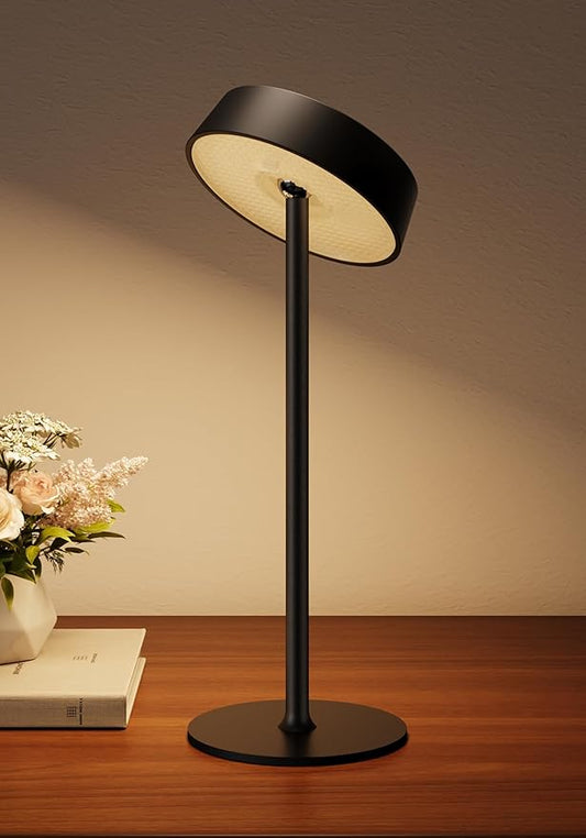 Cordless Lamp, Outdoor Waterproof, Dimmable Touch Control 3 Color Temperature, Battery Operated Portable, RGB, LED Memory Function, Rechargeable Table Lmap, Desk Lamp, Patio Dinning Restaurant Kitchen