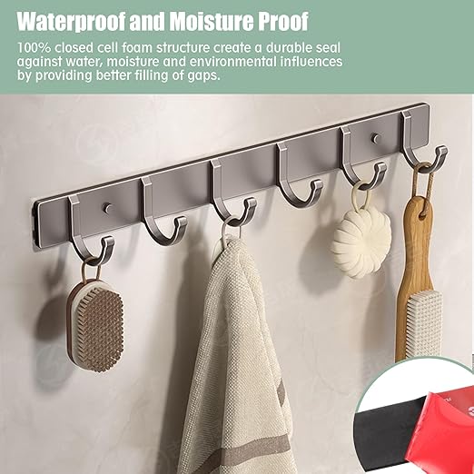 Double Sided Adhesive Tape Heavy Duty, Waterproof mounting Foam Tape, 16.4FT Length, 0.98IN Width, High Temperature Resistant Adhesive Tape for car, Household, Office or Parties, LED Strips