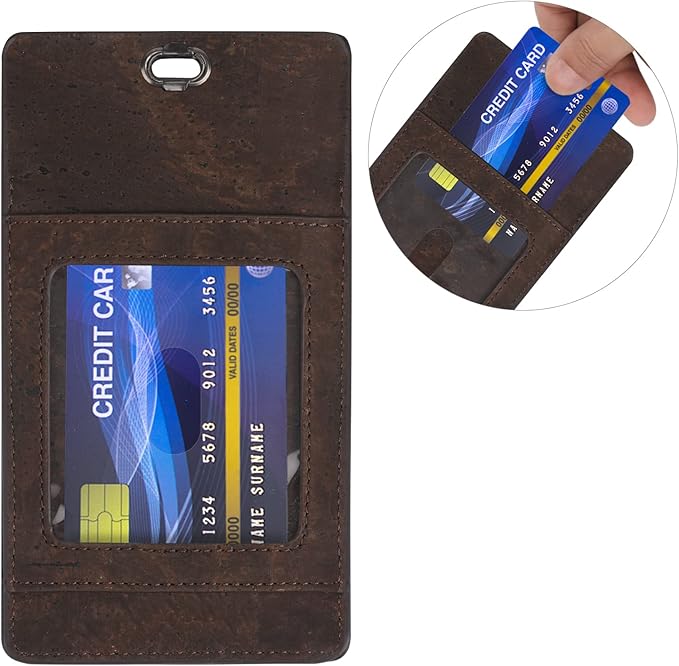 Premium Portuguese Cork Pocket Protector for Men | Multi-Use Pocket Protectors for Shirts and Lab Coats | For Pen, Pencils, Pointers, and More | 1 Pack Brown Pocket Organizer Protector