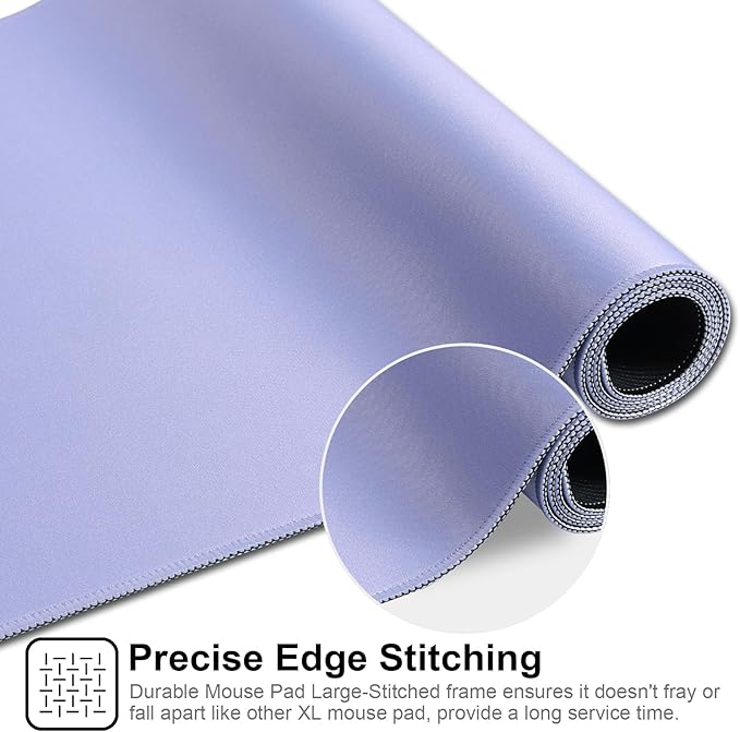 XXL Gaming Mouse Pad 35.4x15.7 Professional Large Mouse Pad & Computer Game Mouse Mat-90x40 Purpleus