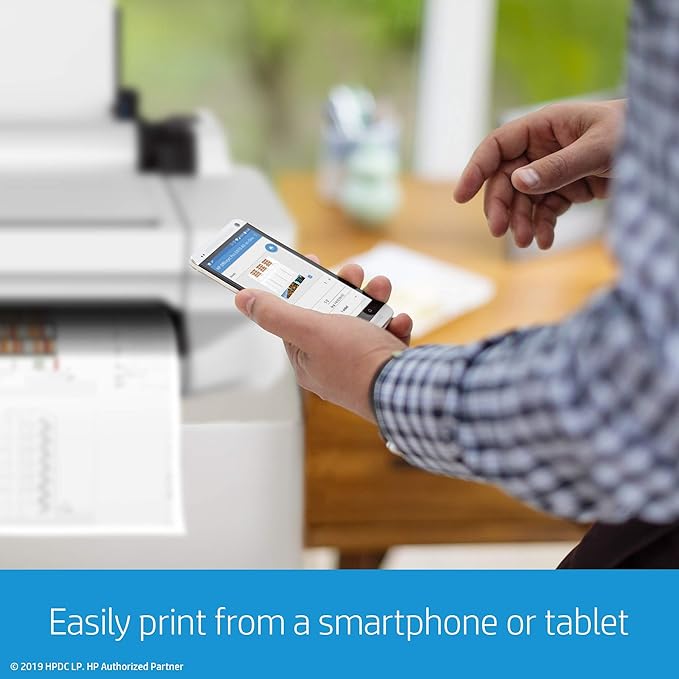 HP DesignJet Studio Large Format 24-inch Wireless Plotter Printer, Includes 3-Year Onsite Warranty Support (5HB12H)