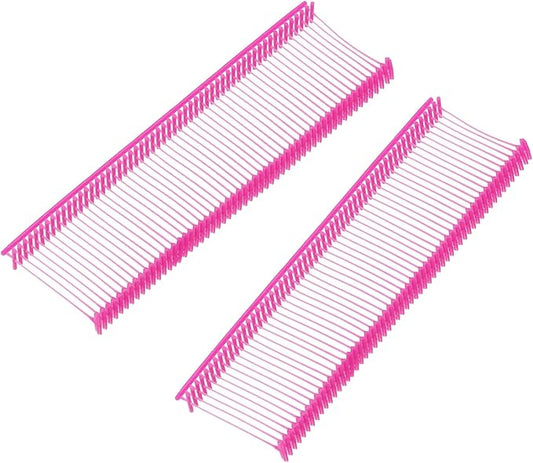 MECCANIXITY Standard Tagging Fasteners,Plastic Regular,Standard Label Gun Price Tagging Barbs for Garment Price Tag Label Tagging Barbs 25mm/1 Inch,Pack of 1000 Rose Red