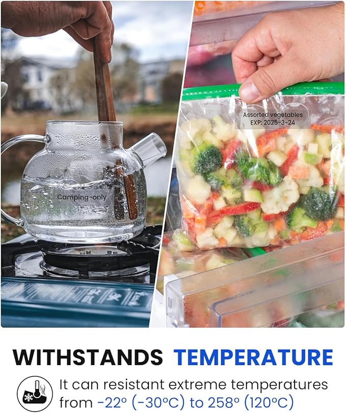 Colorty TZe-141 TZ Tape 18mm 0.7 Laminated Clear Replace for Brother P-Touch Label Tape 18 mm TZe141 TZe Black on Clear for Ptouch PT-D400 PT-D410 D600 Label Maker Refills 3/4 Inch, 6 Pack