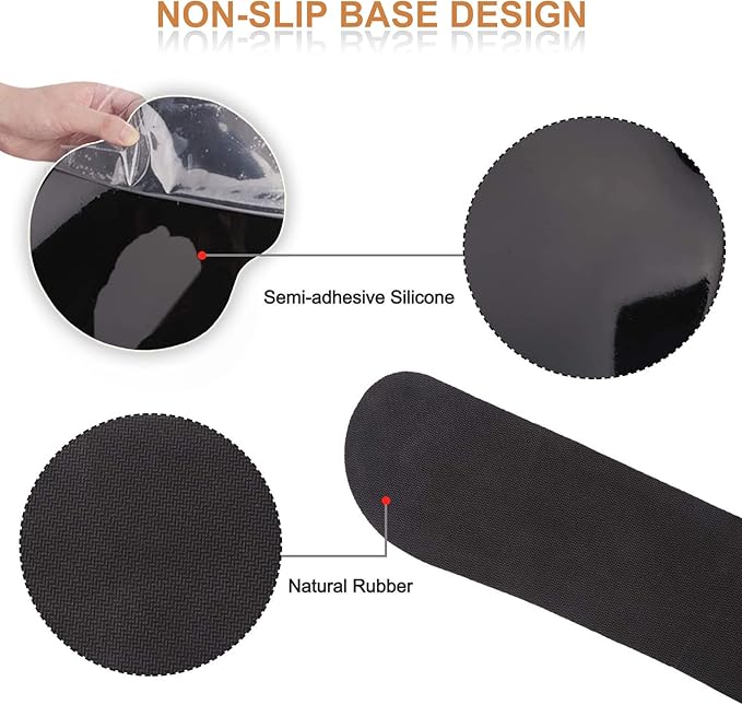 ArtSo Mouse Pad Keyboard Wrist Rest Support Ergonomic, Upgraded Cushion Mousepad Gel Memory Foam Non-Slip Rubber Base Pain Relief & Easy Typing for Home,Office, Abstract Art Marble