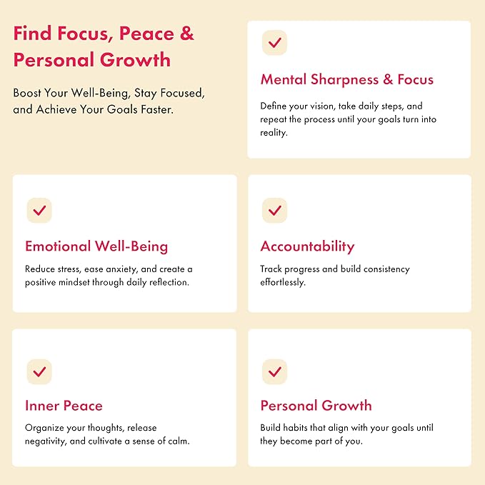 iAmEvolving Journal – Guided Gratitude & Goal Planner with Habit Tracker, Mindfulness Prompts & Daily Reflection | Undated 6-Month Self-Care & Wellness Notebook for Personal Growth (Lavender)