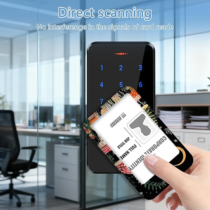 Mushroom Badge Holder Reel Lanyard,ID Card Badge Holder Retractable Name Tag Clips for Doctor Nurse Teacher Office Student