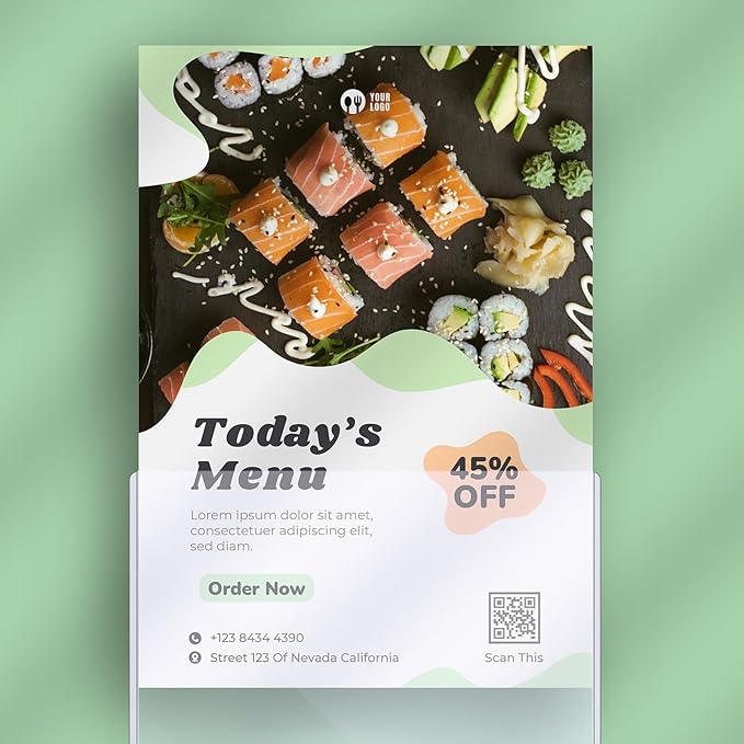 Henoyso 10 Pcs 8.5" x 14" Menu Cover Rigid Print Protectors Clear Heavy Duty Menu Holder Poster Protector Sleeve Hard Plastic Paper Sleeves for Page Sheet Photographs Document Birth Certificate