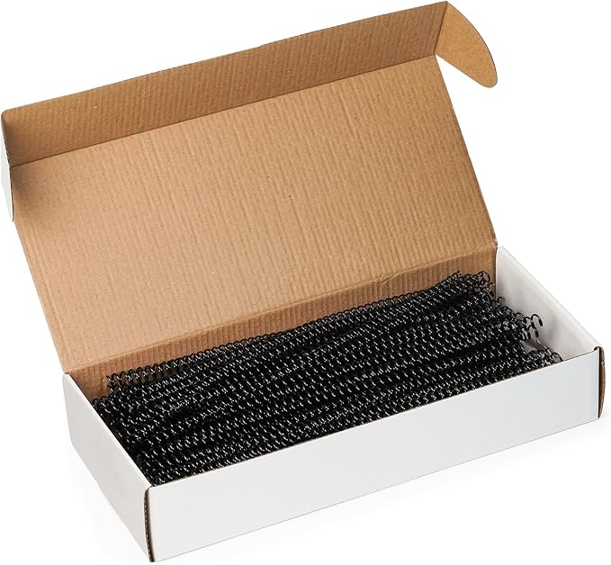 Nolan Upgraded Binding Machine Spiral Coil Binder,46-Hole Book Binder with Electric Coil Inserter,4:1 Pitch,100pcs Comb Binding Spines&1 Crimper Plier,School Office Home,Anti-Rust