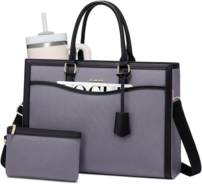 LOVEVOOK Laptop Tote Bag for Women, Office Work Bag Briefcase fit for 15.6 inch Laptop, Large Capacity Teacher Bag Handbag