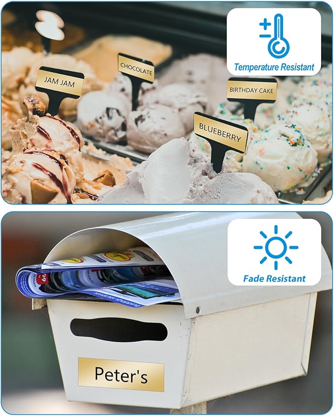 Weemay 3 Pack TZe851 24mm Black on Gold Laminated Label Tape Compatible with Brother Label Maker Tape TZe-851 TZe 851 TZ-851 TZ851 for PTouch PT-E500 PT-D600 PT-P750W PT-P900W Printer, 1 in x 26.2 ft