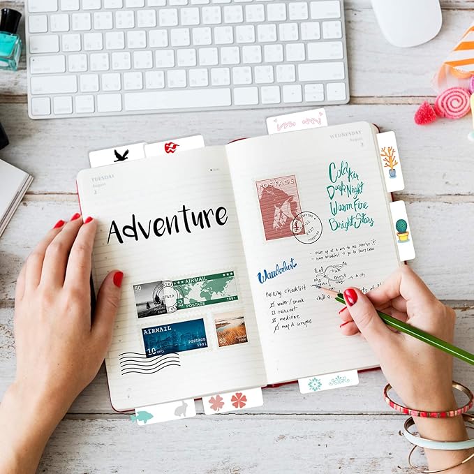 Sticky Index Tabs Page Marker Pop-up Page Flags Notes Tabs, 1.6 x 2 Inch, White (400 Pieces)