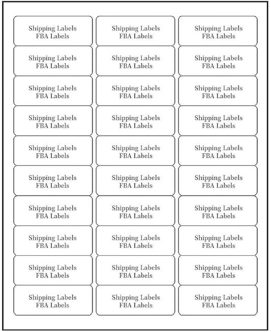 Address Labels for Inkjet Printers 1" x 2-5/8", Pack of 3000 Labels