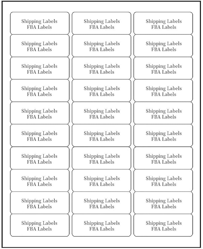 Address Labels for Inkjet Printers 1" x 2-5/8", Pack of 15000 Labels