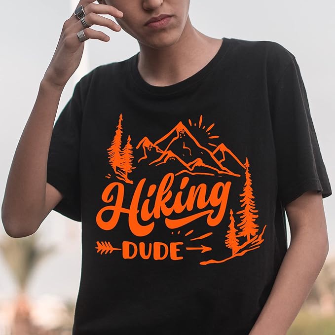 VINYL FROG Heat Transfer Vinyl Roll HTV Vinyl - 12" x5ft Neon Orange Iron on Vinyl for T-Shirts, Heat Press Vinyl for DIY Craft Designs (Neon Orange)