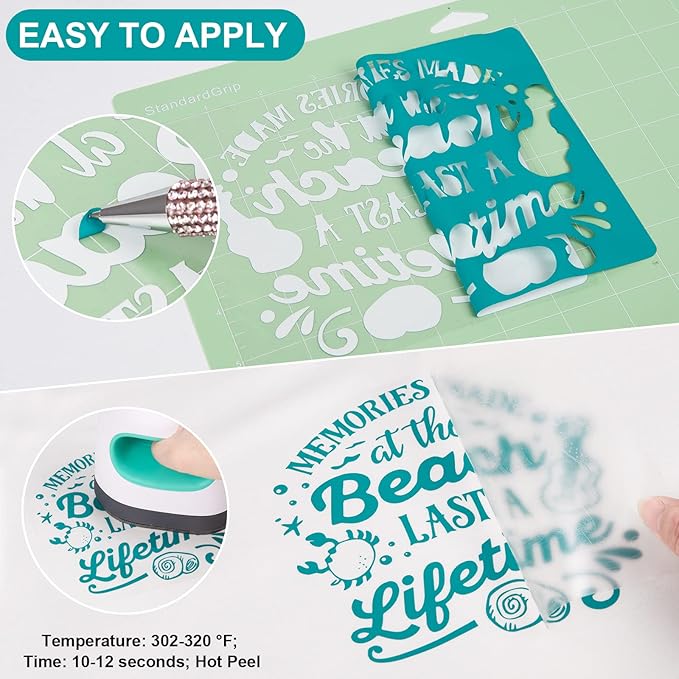 VINYL FROG Teal Heat Transfer Vinyl Roll 12" x5ft Aqua HTV Iron On Vinyl for T-Shirts Garments Bags and Other Fabrics