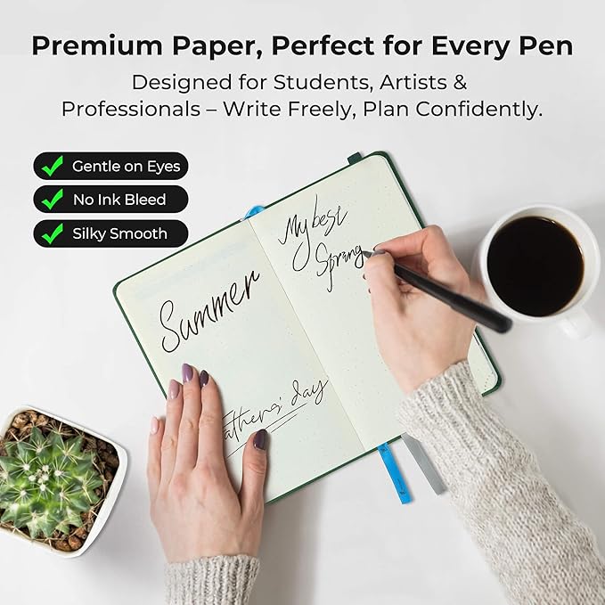 Weekly Monthly 2025-2026 Planner (July 25-Dec 26),6.5"x3.75",18 Months Agenda Plan with Month Tabs & Pocket,Expenses/Note Pages, Academic Calendar with Vegan Leather Cover,Green