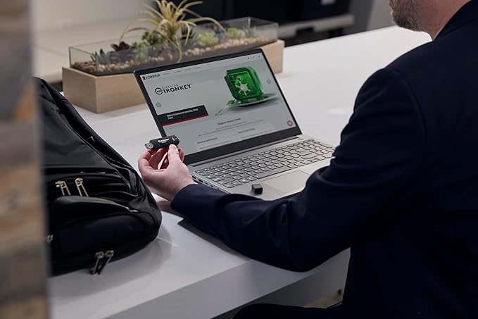 Kingston Ironkey D500S 512GB Encrypted Flash Drive | Dual Hidden Partition | FIPS 140-3 Level 3 | XTS-AES 256-bit | BadUSB and Brute Force Protection | Multi-Pin Option | IKD500S/512GB