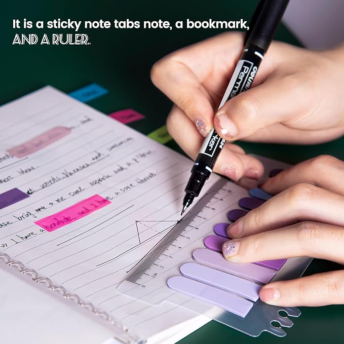 Golcellia Sticky Tabs Book Index Tabs, Page Tabs, Page Markers 1200 Pieces,60 Colors Annotation Tabs, Book Annotation Supplies