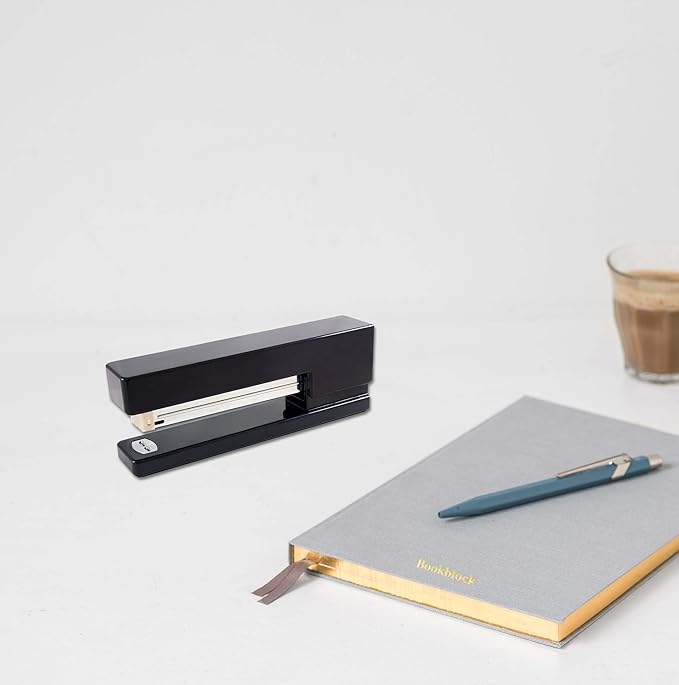 JAM PAPER Modern Desk Stapler - Black - Sold Individually
