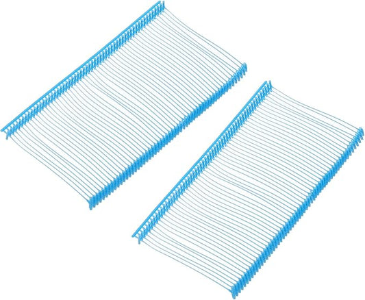 MECCANIXITY Standard Tagging Fasteners,Plastic Regular,Standard Label Gun Price Tagging Barbs for Garment Price Tag Label Tagging Barbs 50mm/2 Inch,Pack of 1000 Sky Blue