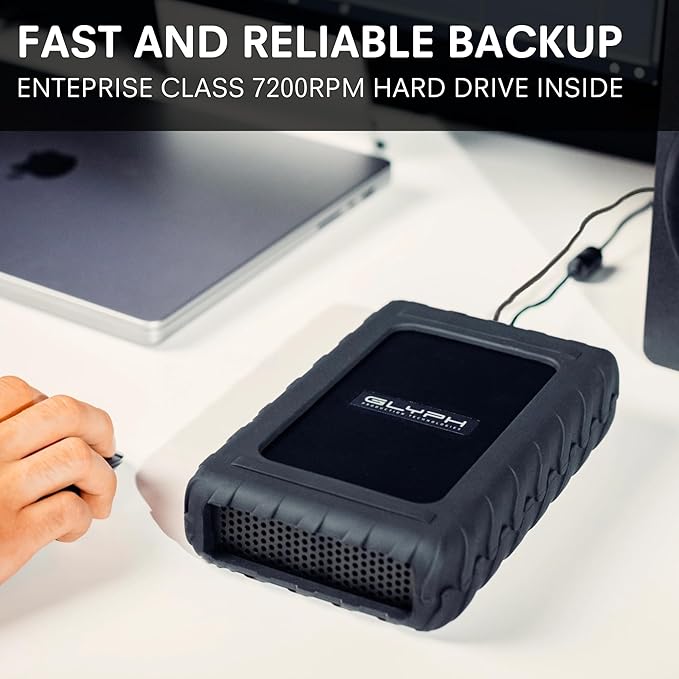 Glyph BlackBox Pro External Hard Drive 7200 RPM, USB-C (3.1,Gen2) (4TB)