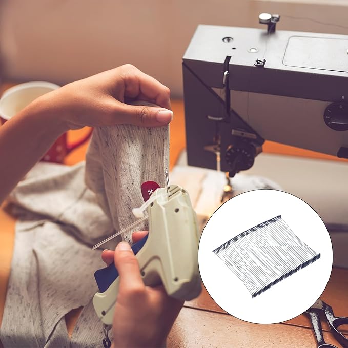 MECCANIXITY Standard Tagging Fasteners, Plastic Regular, Label Gun Price Barbs for Garment Tags, 75mm/3 Inch, Pack of 1000, Navy