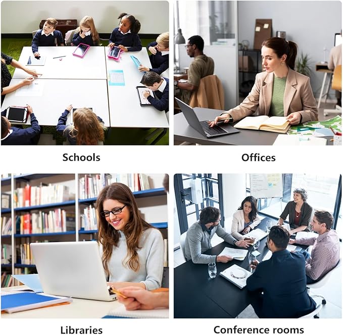 Conference Room Table, Folding Conference Tables,Thicken Grey Tabletop,Flip Top Wooden Seminar Meeting Room Table for Conference Room Offices (4, Black+White, 61.0“)