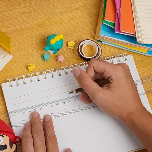 30 Packs Clear Plastic Ruler 12 Inch with Centimeter and Millimeter, Metric Rulers Bulk for Kids Classroom School Office