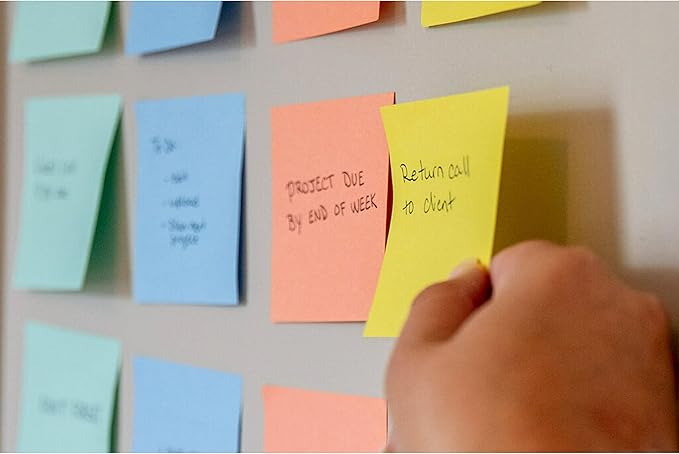 Post-it Super Sticky Notes, Limited Edition Color Collection, 3x3 in, 15 Pads/Pack, 45 Sheets/Pad