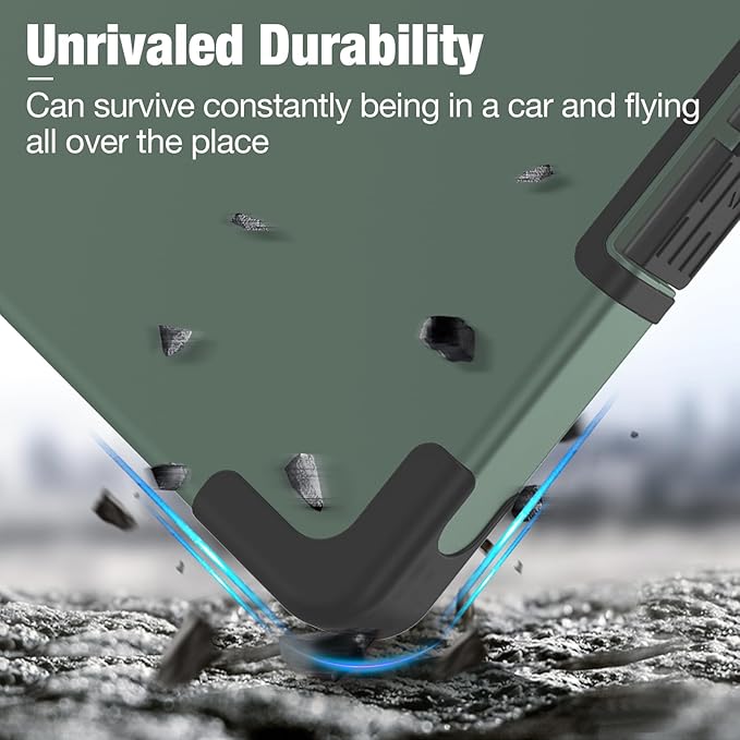 Sooez Toughest Clipboard with Storage, Internal Pen Pouch Included, Letter/ A4 Size, Shockproof Heavy Duty Plastic Clip Boards 8.5x11”, High Capacity Clipboards Box Case for Contractor Trucker Driver