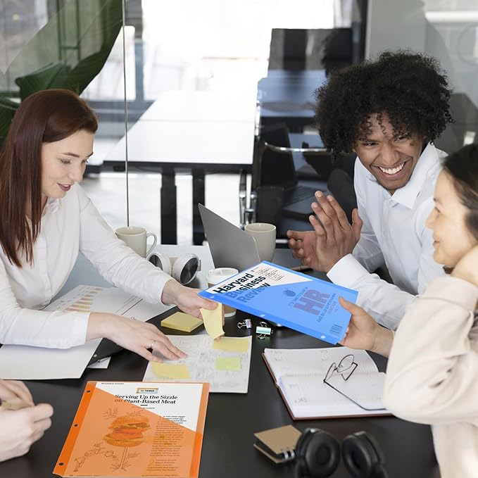 60 Pack Binder Pockets 3 Hole Punch Clear Document Folders 11.18 x 9.17 Inch Binder Organizer with Pockets Slash File Jacket Plastic Document Divider for Office Supplies (Multicolor)