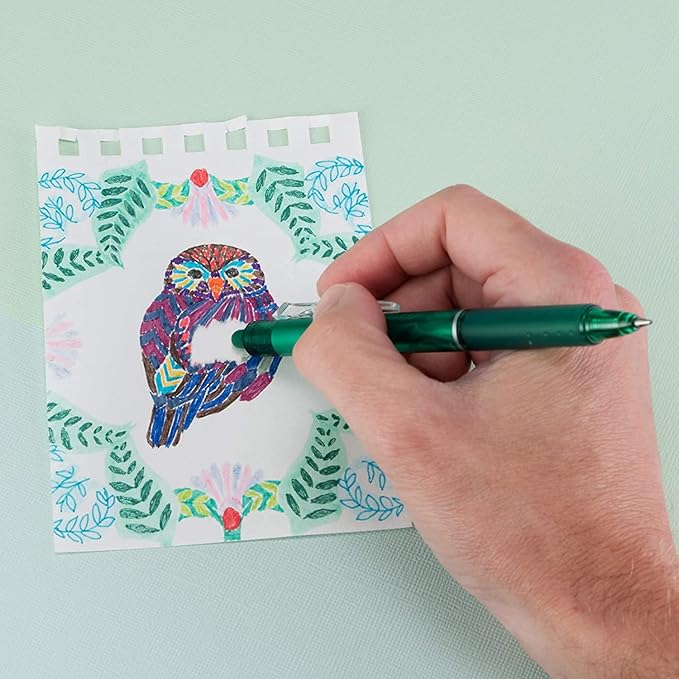 Pilot FriXion Erasable Gel Pens, Fine Point 0.7 mm Erasable Pens, Pack of 15 Assorted Colors