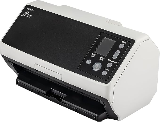 Ricoh fi-8170 Professional High Speed Color Duplex Document Scanner (PA03810-B055) + USB Printer Cable + Network Cable