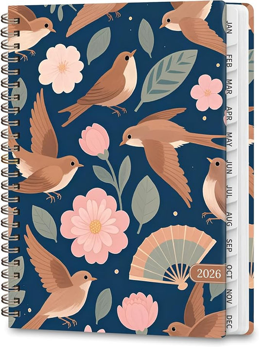 2026 Planner, Weekly and Monthly Calendar Academic Planner, Jan 2026 - Dec 2026, Planning Agenda Book for Desk Accessories and School Supplies - A5 (6.3'' x 8.5'')