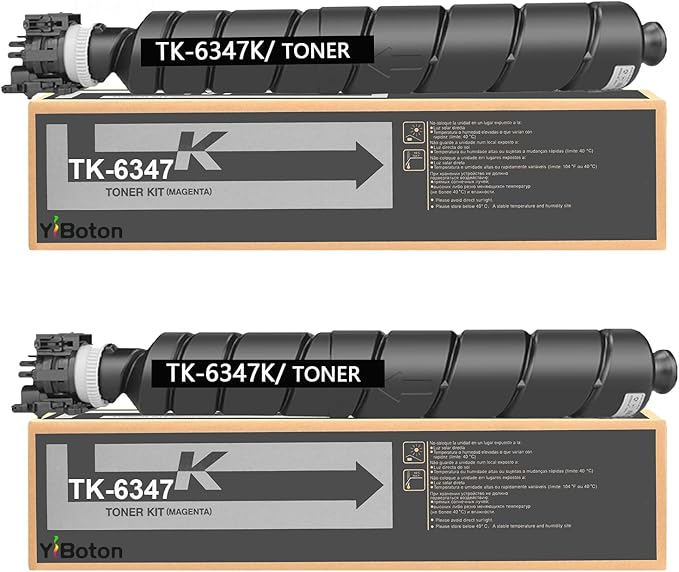 TK6347 TK-6347 Black Toner Cartridge Compatible for TK-6347 TK6347 Toner for Taskalfa 4004i 5004i 6004i 7004i Copystar CS 4004i CS 5004i CS 6004i CS 7004i Printer (2-Pack)