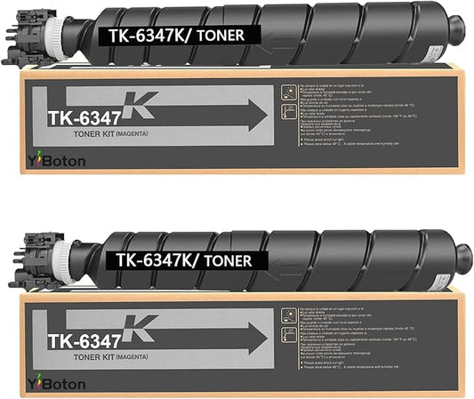TK6347 TK-6347 Black Toner Cartridge Compatible for TK-6347 TK6347 Toner for Taskalfa 4004i 5004i 6004i 7004i Copystar CS 4004i CS 5004i CS 6004i CS 7004i Printer (2-Pack)