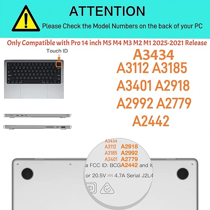 Woven Case for MacBook Pro 14 inch Case 2025-2021 M5 M4 M3 M2 M1 A3434 A3112 A3185 A3401 A2918 A2992 A2779 A2442,Protective Leather Woven Textured Cases&Keyboard Cover for Mac Pro14,Boho Beige