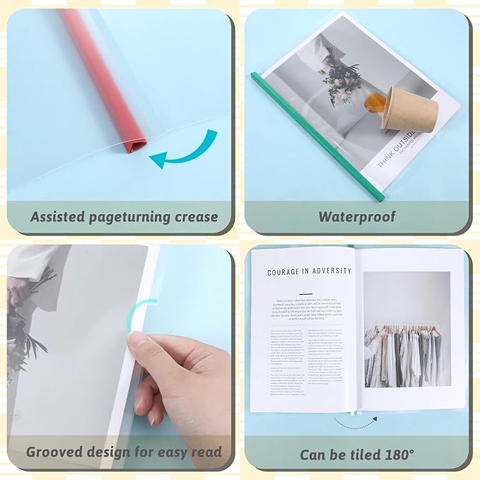 50 Pack Clear Report Covers with Sliding Bars 70 Sheet Capacity 9mm Transparent Resume Folders Binding Bars for Documents File Report Paper