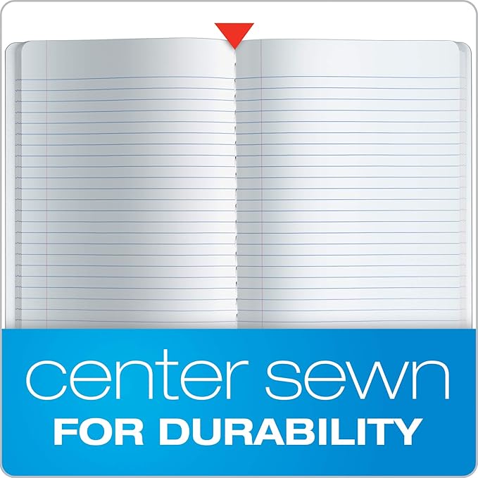 Oxford Composition Notebooks, College Ruled Paper, 9-3/4 x 7-1/2 Inches, 100 Sheets, Black, 6 Pack (63767)